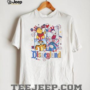 Disneyland 4th of July Winnie the Pooh and Friends Patriotic T Shirt