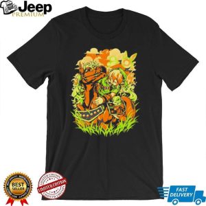 Fantasy Hero and Horse Link Art Style Graphic T Shirt Fantasy Hero and Horse Link Art Style Graphic T Shirt