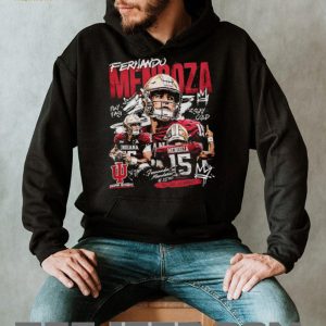 Fernando Mendoza Indiana Hoosiers Football Quarterback College Sports Fan Retro Athletic Apparel T Shirt