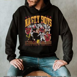 Ferris State Football Nasty Boys Bulldogs Graphic T Shirt