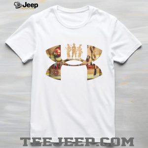 Firefighter Hero Silhouette Under Armour Style Graphic T Shirt Firefighter Hero Silhouette Under Armour Style Graphic T Shirt