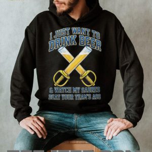 Funny Buffalo Sabres Beer Sabers Hockey Fan Trash Talk T Shirt