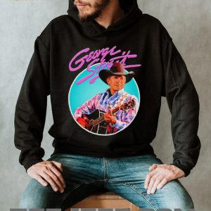 George Strait Country Music Legend Retro 80s Neon Circle Style Fan Apparel T Shirt George Strait Country Music Legend Retro 80s Neon Circle Style Fan Apparel T Shirt