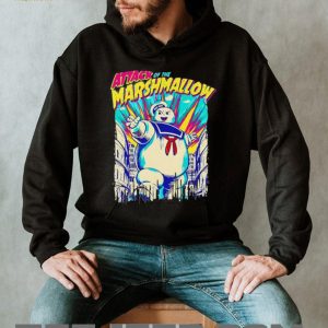 Ghostbusters Stay Puft Attack Of The Marshmallow Man Retro T Shirt Ghostbusters Stay Puft Attack Of The Marshmallow Man Retro T Shirt
