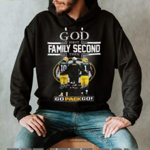 God First Family Second Then Green Bay Packers Love Parsons Signatures T Shirt God First Family Second Then Green Bay Packers Love Parsons Signatures T Shirt