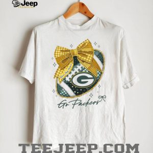 Green Bay Packers Go Packers Football Coquette Bow T Shirt Green Bay Packers Go Packers Football Coquette Bow T Shirt