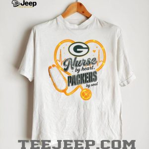 Green Bay Packers Nurse T Shirt Nurse by Heart Packers by Soul T Shirt Green Bay Packers Nurse T Shirt Nurse by Heart Packers by Soul T Shirt