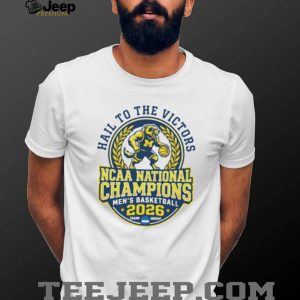 Hail To The Victors Michigan NCAA Men’s Basketball 2026 Champions T Shirt Hail To The Victors Michigan NCAA Men’s Basketball 2026 Champions T Shirt