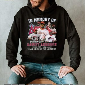 In Memory of Garret Anderson 1972 2026 Los Angeles Angels Tribute T Shirt