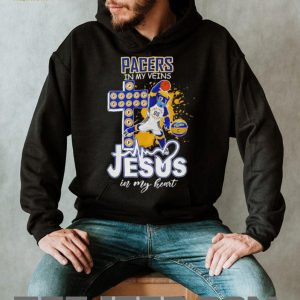 Indiana Pacers Basketball Boomer Mascot Cross Jesus In My Heart Fans Vintage Men T Shirt Indiana Pacers Basketball Boomer Mascot Cross Jesus In My Heart Fans Vintage Men T Shirt