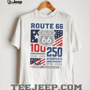 Indianapolis Colts Route 66 Centennial & USA 250th Anniversary Commemorative T Shirt Indianapolis Colts Route 66 Centennial & USA 250th Anniversary Commemorative T Shirt