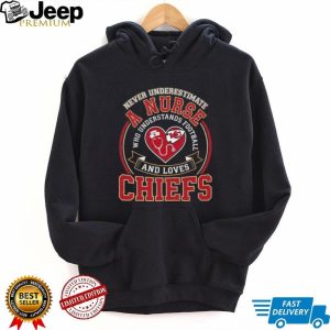 Kansas City Chiefs Football Nurse Stethoscope Heart Vintage Red Fan Men Women T Shirt