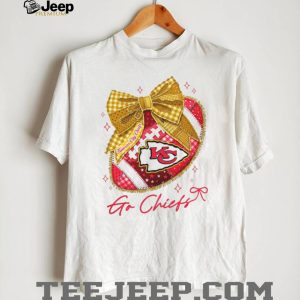 Kansas City Chiefs Go Chiefs Gameday Football Bow T Shirt Kansas City Chiefs Go Chiefs Gameday Football Bow T Shirt