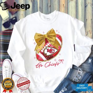 Kansas City Chiefs Go Chiefs Gameday Football Bow T Shirt