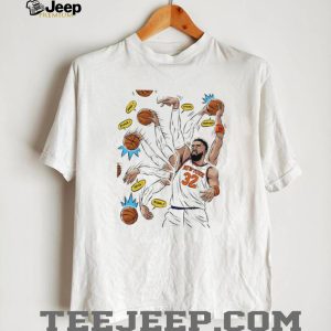 Karl Anthony Towns New York Knicks Multitasking Skills Comic Style T Shirt Karl Anthony Towns New York Knicks Multitasking Skills Comic Style T Shirt
