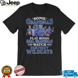 Kentucky Wildcats Basketball “Some Grandmas Play Bingo Real Grandmas Watch” T Shirt Kentucky Wildcats Basketball “Some Grandmas Play Bingo Real Grandmas Watch” T Shirt