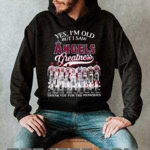 LA Angels Baseball Greatness Legends Signatures Thank You For The Memories T Shirt
