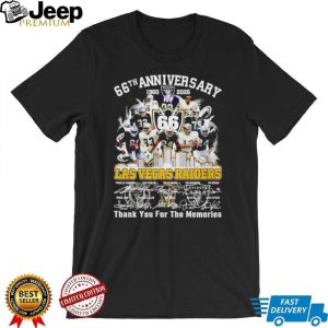Las Vegas Raiders 66th Anniversary 1960 2026 Greatest Players Signatures T Shirt Las Vegas Raiders 66th Anniversary 1960 2026 Greatest Players Signatures T Shirt