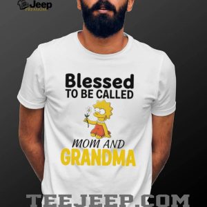 Lisa Simpson Blessed To Be Called Mom And Grandma T Shirt Lisa Simpson Blessed To Be Called Mom And Grandma T Shirt