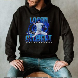 Logan Gilbert Seattle Baseball Pitcher Signature Series T Shirt Logan Gilbert Seattle Baseball Pitcher Signature Series T Shirt