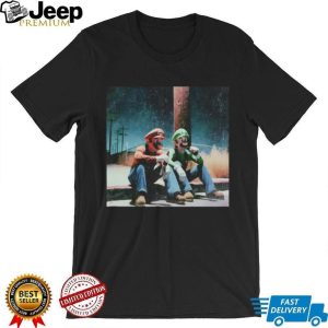 Mario and Luigi Sitting on Curb Aesthetic Lo Fi T Shirt Mario and Luigi Sitting on Curb Aesthetic Lo Fi T Shirt