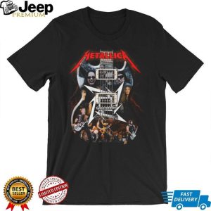 Metallica Electric Guitar Collage Heavy Metal Rock T Shirt Metallica Electric Guitar Collage Heavy Metal Rock T Shirt