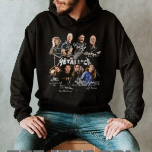 Metallica Evolution Band Members Signatures Tribute T Shirt