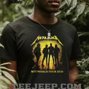 Metallica M72 World Tour 2026 Silhouette Lighting Effect T Shirt