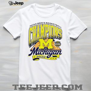 Michigan Basketball 2026 NCAA Men’s National Champions Graphic T Shirt Michigan Basketball 2026 NCAA Men’s National Champions Graphic T Shirt