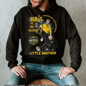 Michigan Wolverines Basketball National Champions 2026 Little Brother Rivalry T Shirt Michigan Wolverines Basketball National Champions 2026 Little Brother Rivalry T Shirt