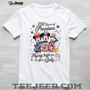 Mickey Mouse 250 Years of Freedom Flying High 4th of July 2026 T Shirt