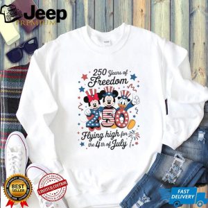 Mickey Mouse 250 Years of Freedom Flying High 4th of July 2026 T Shirt
