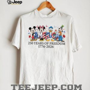 Mickey and Friends America 250 Years of Freedom Floral Celebration T Shirt Mickey and Friends America 250 Years of Freedom Floral Celebration T Shirt
