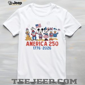 Mickey and Friends America 250th Anniversary 2026 USA Celebration T Shirt Mickey and Friends America 250th Anniversary 2026 USA Celebration T Shirt