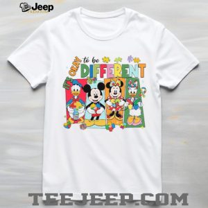 Mickey and Friends It’s Okay To Be Different Autism Awareness T Shirt Mickey and Friends It’s Okay To Be Different Autism Awareness T Shirt