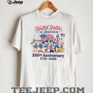 Mickey and Friends United States of America 250th Anniversary T Shirt Mickey and Friends United States of America 250th Anniversary T Shirt