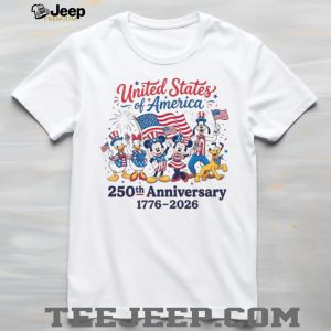 Mickey and Friends United States of America 250th Anniversary T Shirt