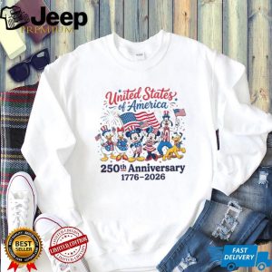 Mickey and Friends United States of America 250th Anniversary T Shirt
