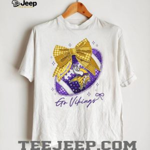 Minnesota Vikings Coquette Bow NFL T Shirt Design Minnesota Vikings Coquette Bow NFL T Shirt Design