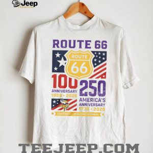 Minnesota Vikings Route 66 Centennial T Shirt USA 250th Anniversary Football T Shirt Minnesota Vikings Route 66 Centennial T Shirt USA 250th Anniversary Football T Shirt