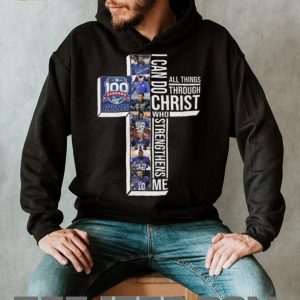 NY Giants 100 Seasons Legends Signatures I Can Do All Things Through Christ T Shirt NY Giants 100 Seasons Legends Signatures I Can Do All Things Through Christ T Shirt