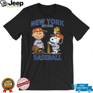 New York Mets Peanuts Charlie Brown Snoopy Woodstock Baseball T Shirt New York Mets Peanuts Charlie Brown Snoopy Woodstock Baseball T Shirt