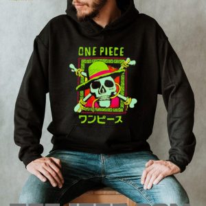 One Piece Anime Luffy Straw Hat Jolly Roger Skull Graphic Black T Shirt One Piece Anime Luffy Straw Hat Jolly Roger Skull Graphic Black T Shirt
