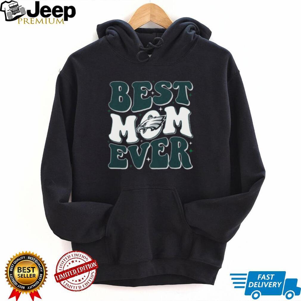 Philadelphia Eagles Best Mom Ever Retro Script Typography Sports Fan Women T Shirt Philadelphia Eagles Best Mom Ever Retro Script Typography Sports Fan Women T Shirt