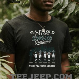 Philadelphia Eagles Greatness Andy Reid White Dawkins Westbrook Retro Men Fans Football T Shirt