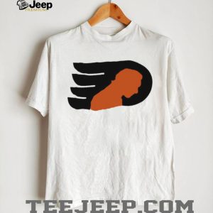 Philadelphia Flyers Hockey Orange Silhouette Logo Vintage Distressed Fan Men Women T Shirt