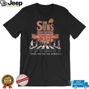 Phoenix Suns We Are The Valley 58th Anniversary 1968 2026 Abbey Road T Shirt Phoenix Suns We Are The Valley 58th Anniversary 1968 2026 Abbey Road T Shirt