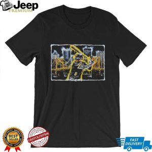 Pittsburgh Baseball Player City Skyline Bridge Graphic T Shirt Pittsburgh Baseball Player City Skyline Bridge Graphic T Shirt