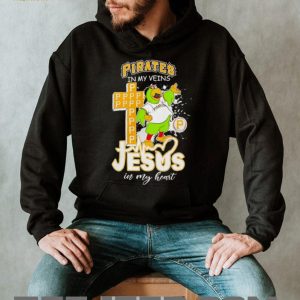 Pittsburgh Pirates In My Veins Jesus In My Heart Mascot Religious T Shirt Pittsburgh Pirates In My Veins Jesus In My Heart Mascot Religious T Shirt