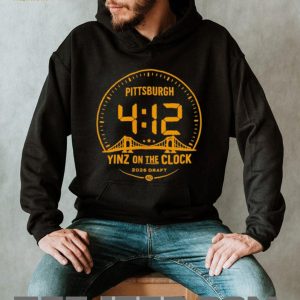 Pittsburgh Yinz On The Clock 412 Digital Draft 2026 T Shirt Pittsburgh Yinz On The Clock 412 Digital Draft 2026 T Shirt